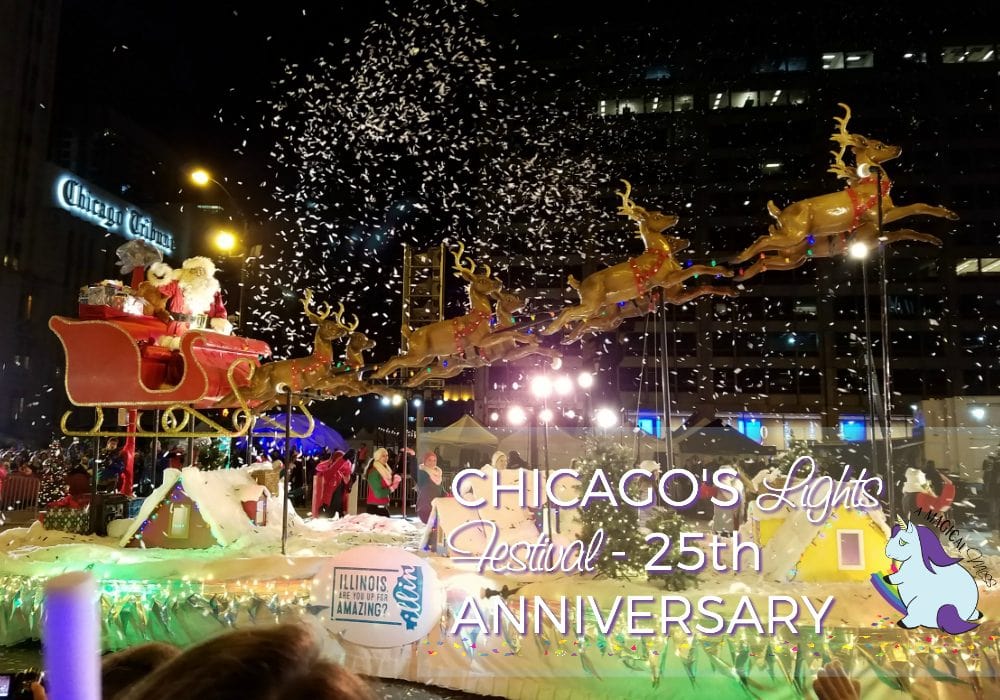 All the Best Parts of the Lights Festival in Chicago - Magnificent Mile 25th Anniversary Lights Festival #BMOLF #LightsFestival AD
