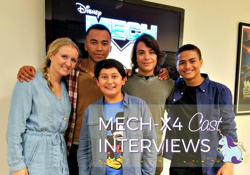 MECH-X4 Cast with Shelley Van.