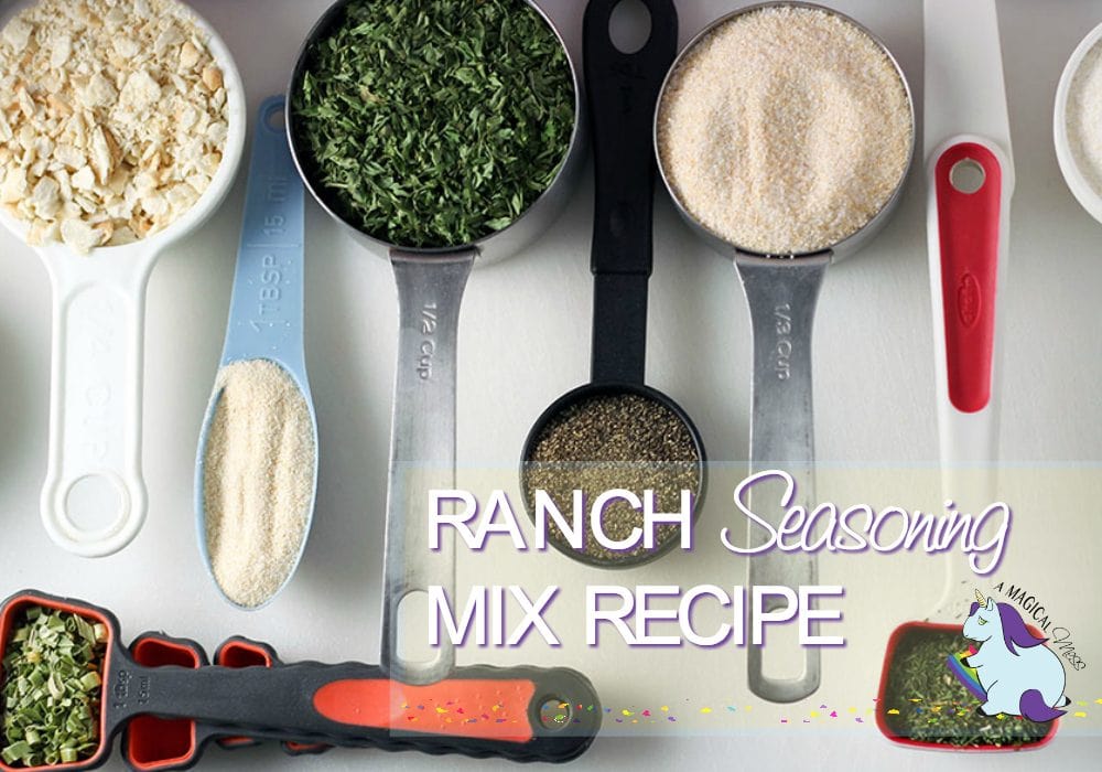 Dry Ranch Dressing Recipe Mix ingredients 