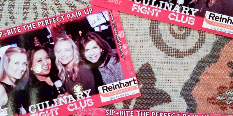 Shelley VanWitzenburg, MJ Tam, Jennifer Soltys, and Beth Rosen at Culinary Fight Club.