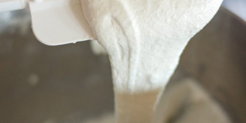 French macaron batter