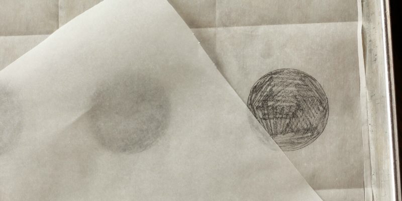 French Macaron parchment paper template