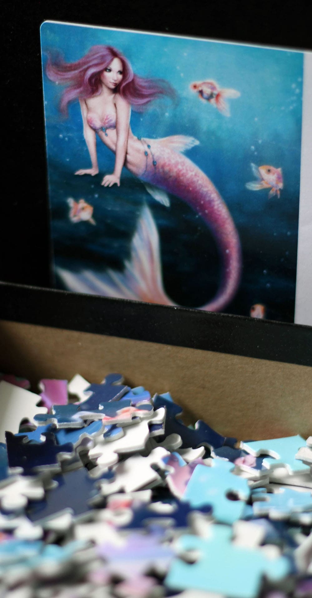 Aurelia Goldfish Mermaid Art Puzzle