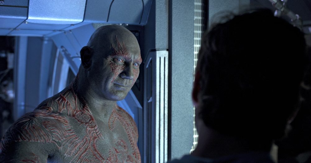 Dave Bautista Interview as Drax on set of Guardians of the Galaxy Vol. 2