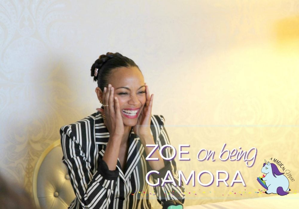 Zoe Saldana Tells Us about Being a Woman on the Set of Guardians of the Galaxy Vol. 2