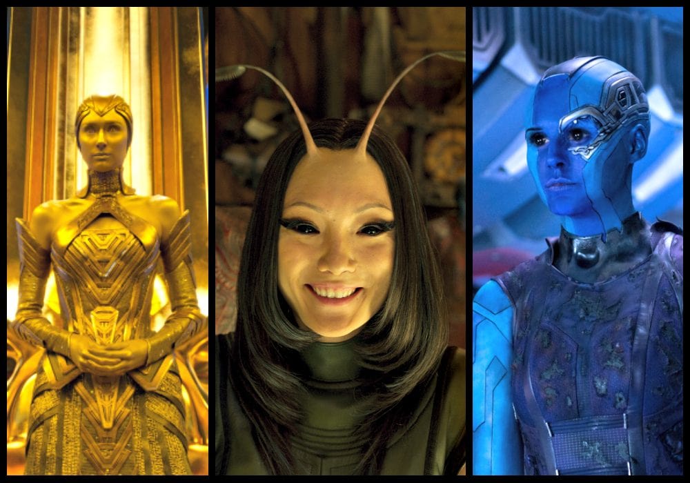 Ayesha, Mantis, and Nebula - An Intergalactic Threesome
