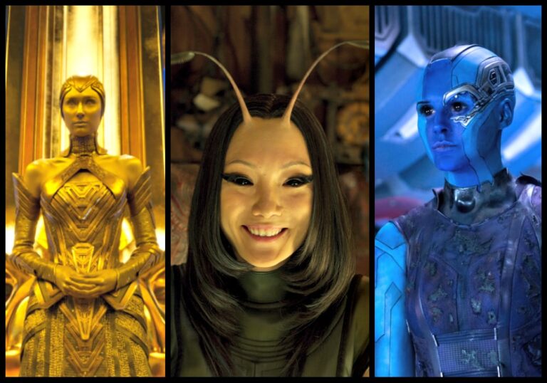 Ayesha, Mantis, and Nebula - An Intergalactic Threesome