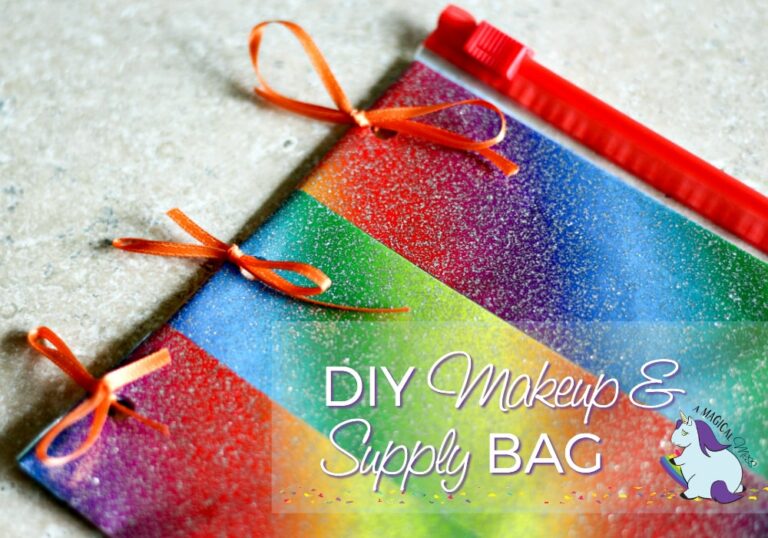 Super Simple, Magical DIY Makeup Bag or Binder Supply Bag
