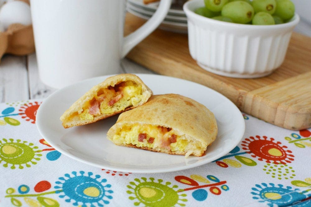 Breakfast calzone