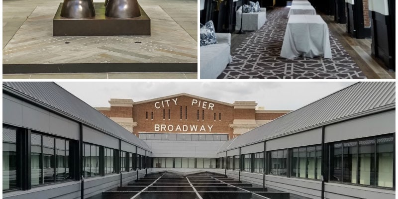 Collage of images from the Sagamore Pendry hotel. 