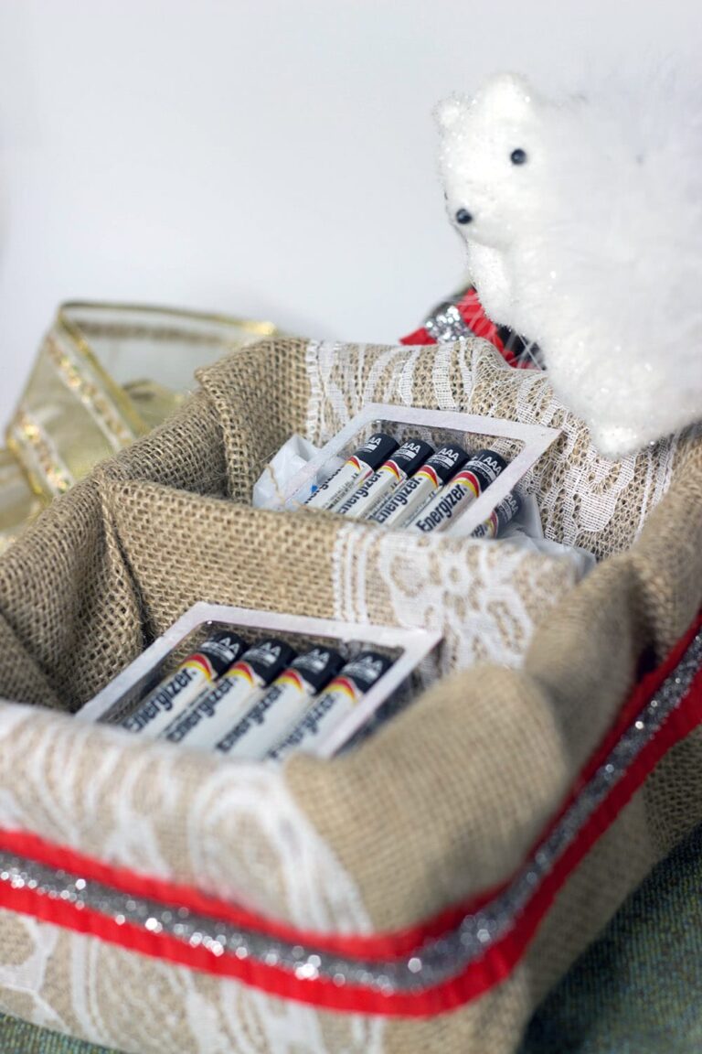 DIY Battery Basket for an Energized Holiday Gathering