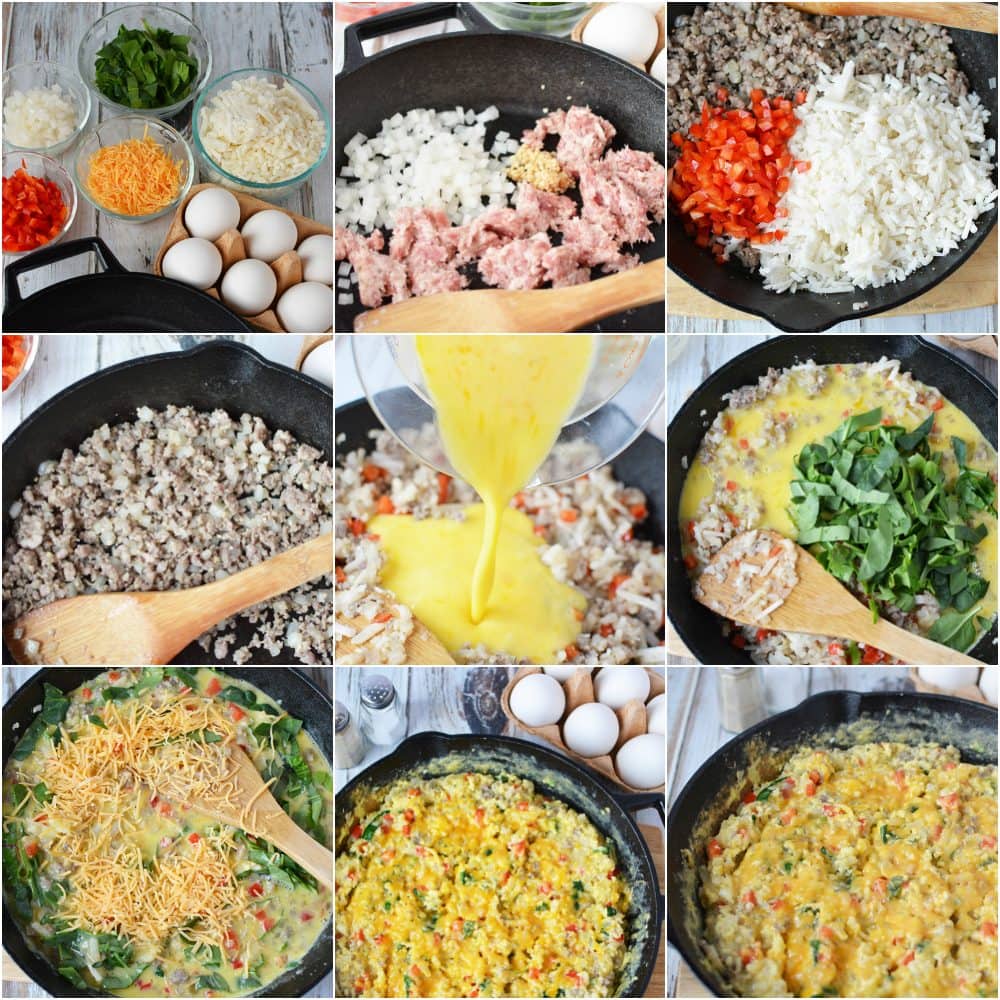 Breakfast Scramble in a skillet