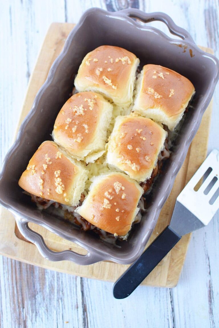 Honey Sweet Hawaiian BBQ Chicken Sliders Recipe