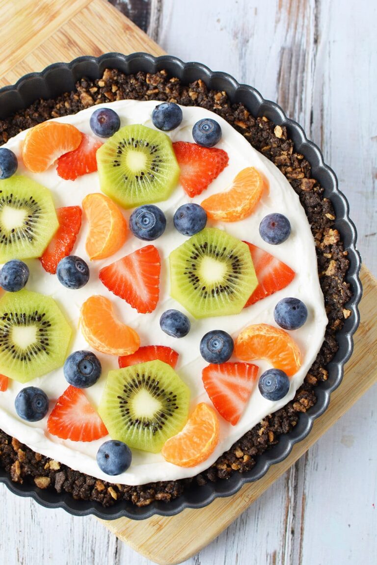 Sweet and Colorful Fruit Pizza Dessert Recipe