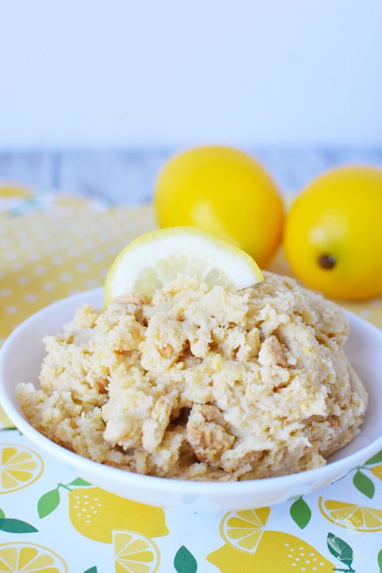 Light and Fluffy Lemon Cookie Dough Dip