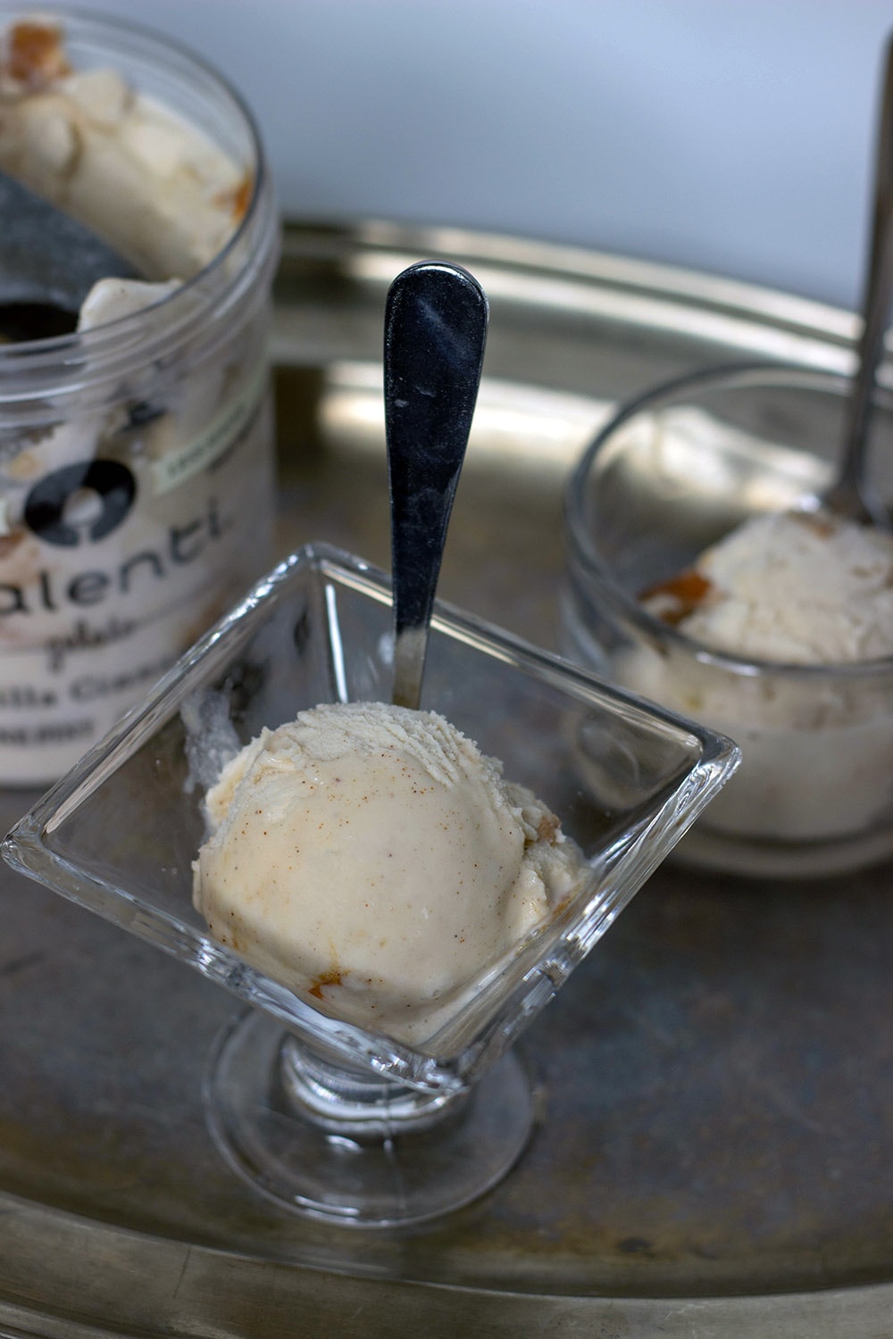 Talenti Gelato scooped into a little dish.