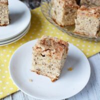 Light and Crunchy Banana Nut Coffee Cake Recipe
