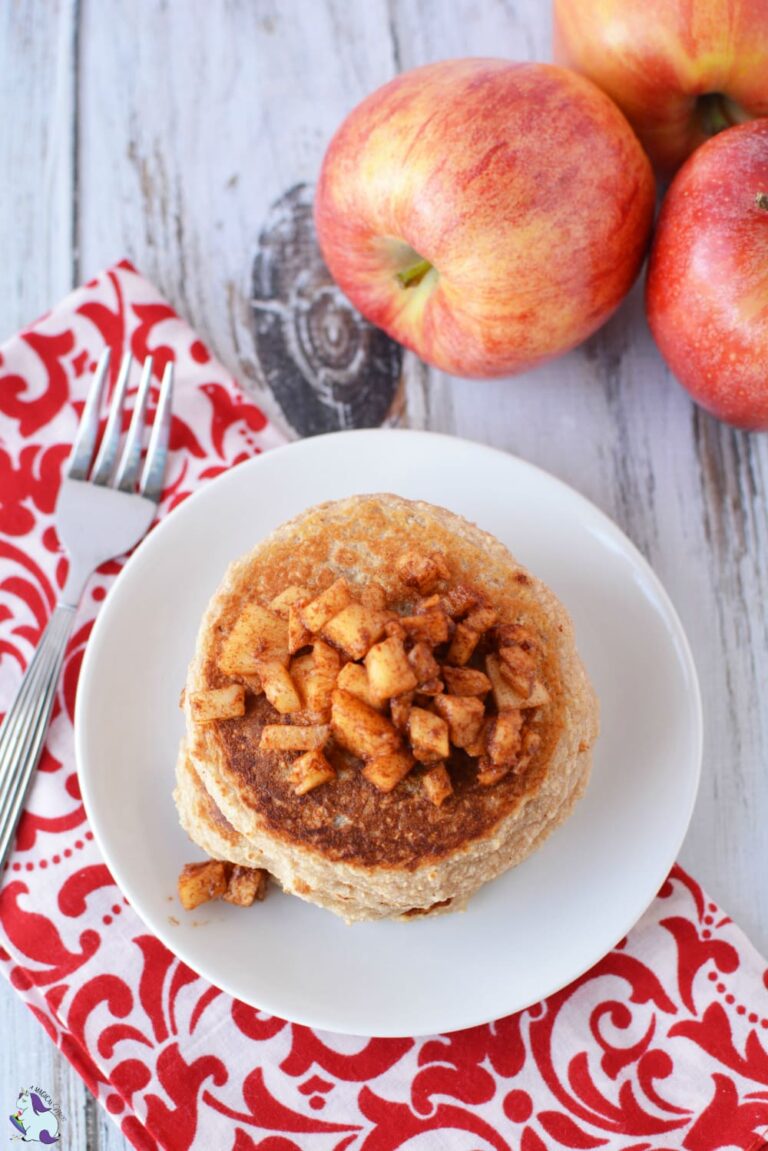 Bodybuilding Breakfast - Luscious Apple Cinnamon Protein Pancakes