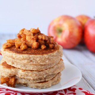 Bodybuilding Breakfast - Luscious Apple Cinnamon Protein Pancakes