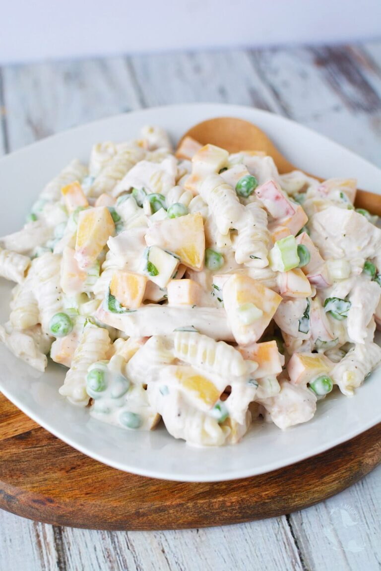 Chicken and Peach Pasta Salad Recipe
