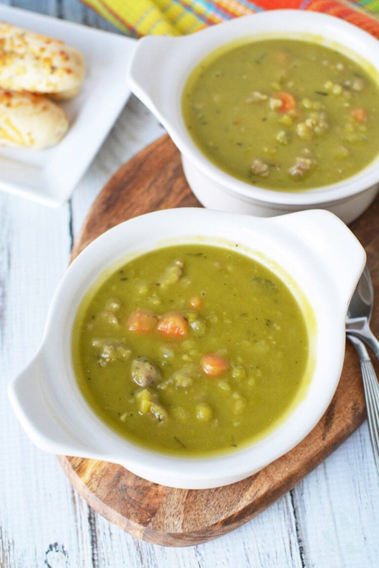 Split pea soup with sausage recipe