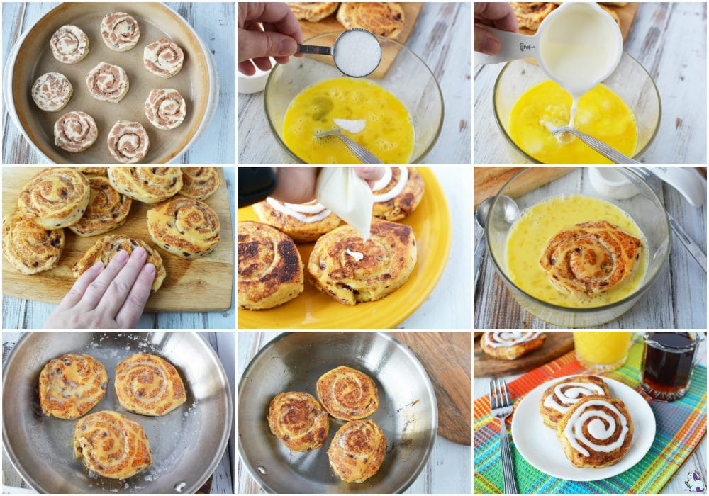 Best brunch or slumber party breakfast - Cinnamon Roll French Toast recipe