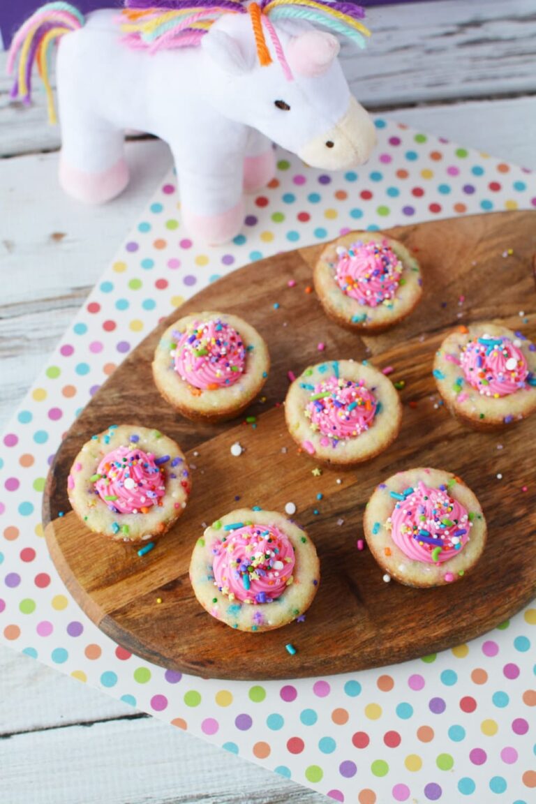 Unicorn party cookie cups