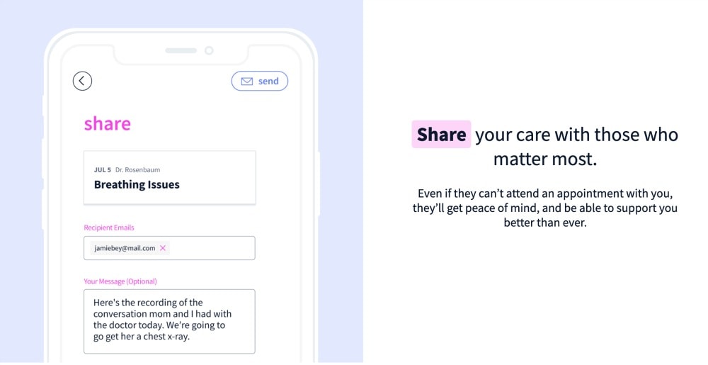 App to use to record the doctor at your appointment