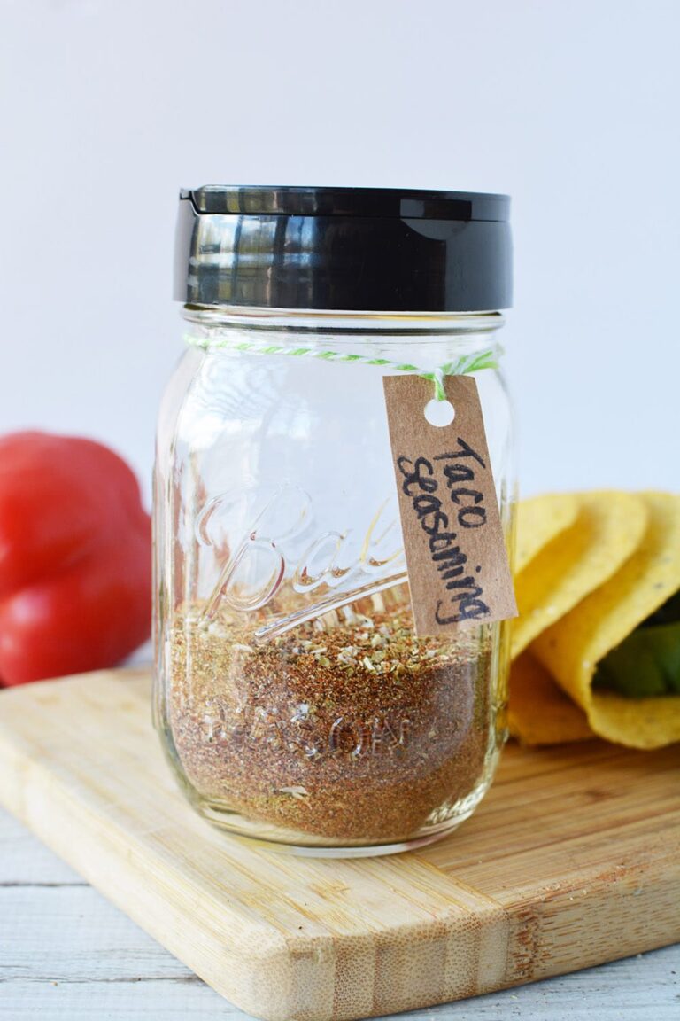 jar of taco seasoning mix