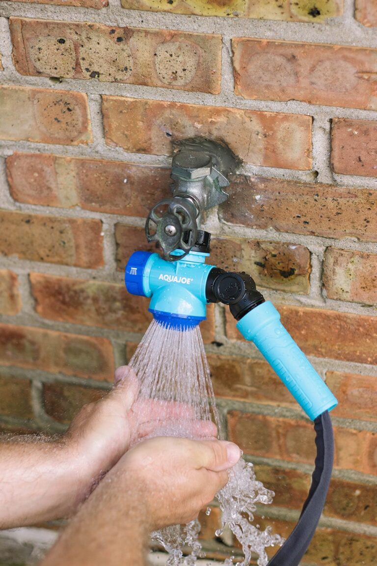 faucet connector to wash hands