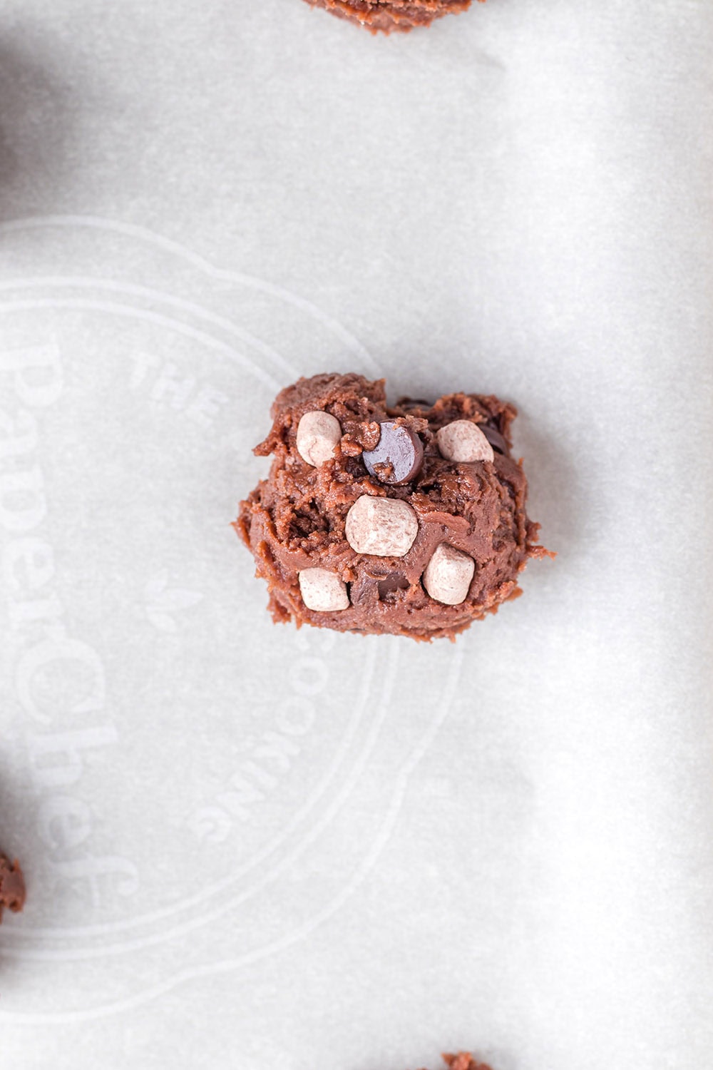 Cookie dough with marshmallows in it.