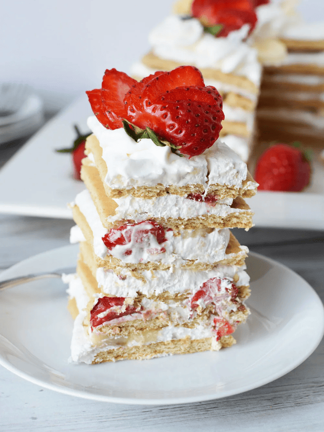 Banana Split Icebox Cake No-Bake Recipe Story