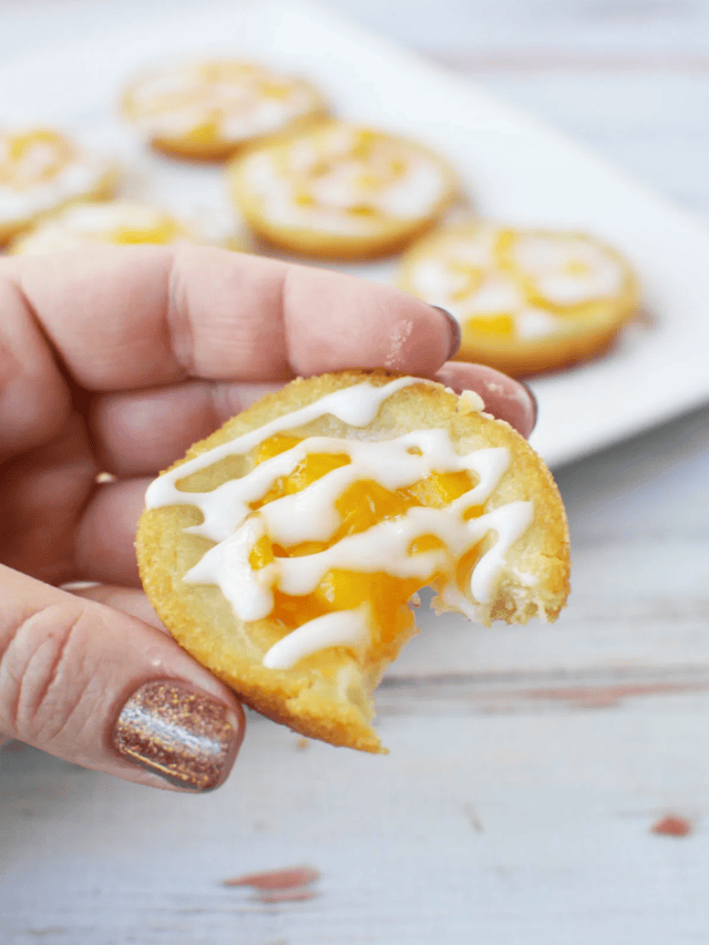 Peach Pie Cookies Recipe with Sugar Cookie Crust Story