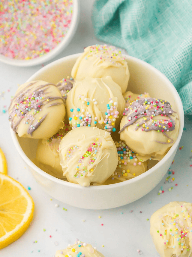 Light and Creamy Lemon OREO Truffles Story