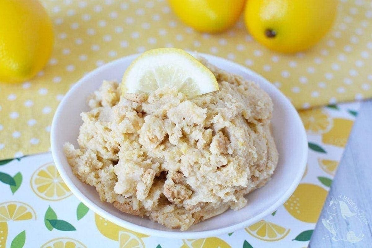 cookie dough with lemon in it